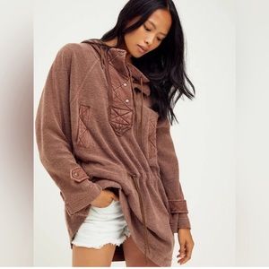Brown Sadie Surplus Knit Jacket